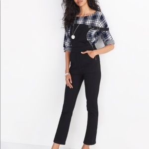 Madewell - Cali demi-boot overalls in black frost